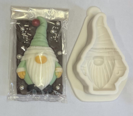 Gnome silicone mal mannetje met baard