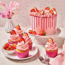 FunCakes Enchanted Cream Aardbei 450g – Luchtige Crème met Aardbeiensmaak