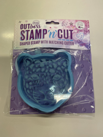 luipaard- outboss - stamp 'n cut -stempel en uitsteker