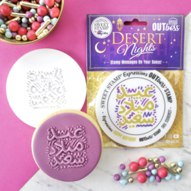 SWEETSTAMP -  OUTboss Expressions  - DESERT NIGHTS - ARABIC- HAPPY BIRTHDAY