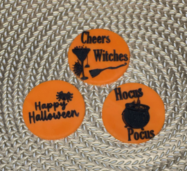 Happy Halloween met Spin - Cakepop Message Stamp