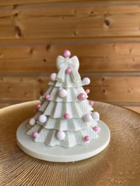 3-D Kerstboom -  chocolade mal - PF859