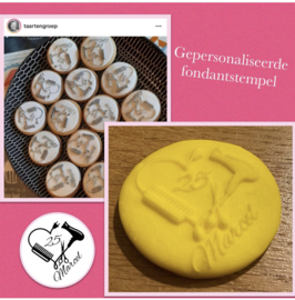 FONDANT STEMPEL met je eigen ontwerp 