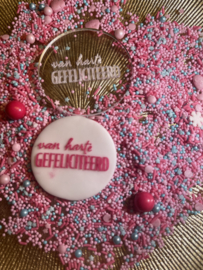 van harte gefeliciteerd - Cakepop Message Stamp