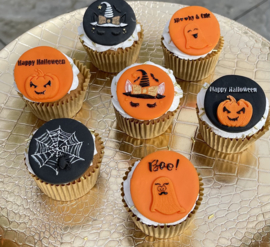 Mannetjes spook met snor - Halloween - fondant stempel - PartyStamp - Debosser