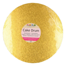 25 cm ronde gouden Cake drum