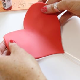Sweet Stamp HEART CUTTER / HART UITSTEKER voor canvas taarttopper