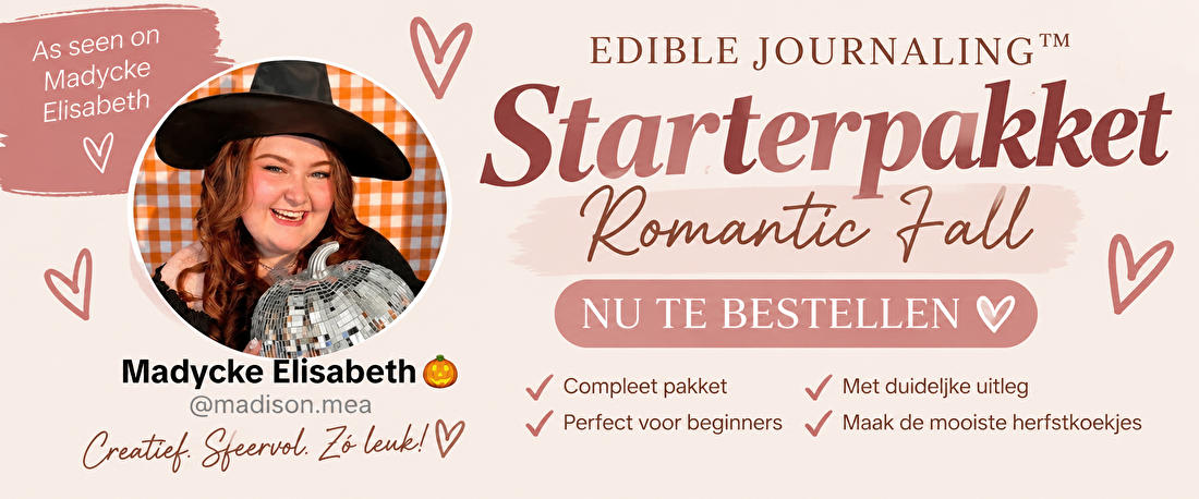 Madycke Elisabeth edible journal pakket