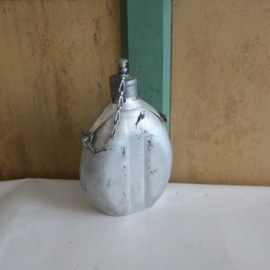 Drinkfles metaal aluminium veldfles 22 cm