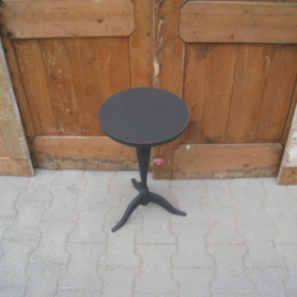 Wijntafel bijzet hal tafel grijs 51,5 cm VERKOCHT