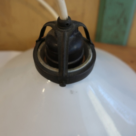 Hang lamp gang hal origineel 1930 melkglas