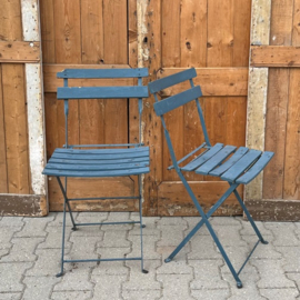 Bistro set bistrosetje metaal met hout VERKOCHT