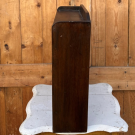 Rek schap vakken kastje origineel hout 43 cm