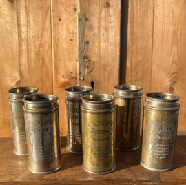 Kruiden pot silver plated storage container VERKOCHT
