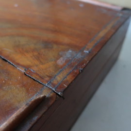 Backgammon kist speelkist antiek hout