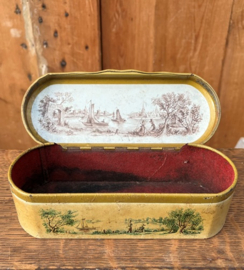 Lepel doos blikje Douwe Egberts 1954 VERKOCHT