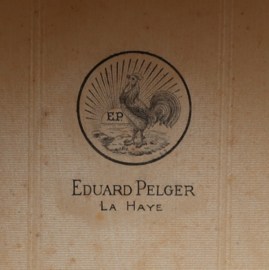 Hoge hoed zwart met doos Eduard Pelger VERKOCHT