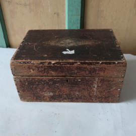 Houten kist origineel 29 x 22 x 14 cm