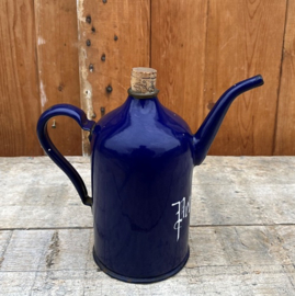 Emaille Petroleum kan 1 liter blauw metaal