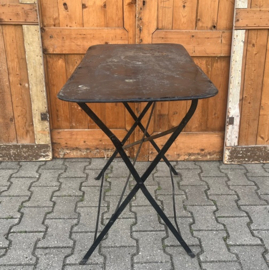 Tuintafel bistrotafel metaal zwart opklapbaar