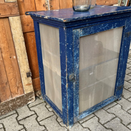 Vliegenkast blauw kast 70 x 48,5 x 84,5 VERKOCHT