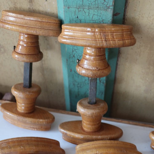 Deurkrukken deurknoppen hout bedstee origineel