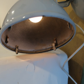 Lamp Philips Helioflux grijs emaille VERKOCHT