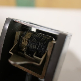 Stempel datum kantoor stempel vintage origineel
