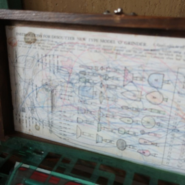 Tekendoos kist hout origineel 28 cm VERKOCHT