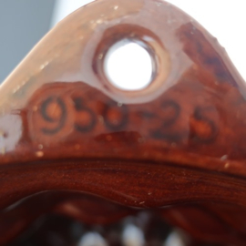 Puddingvorm aardewerk bruin tulband 25 cm