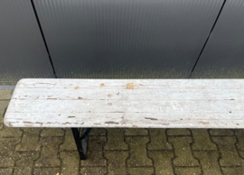 Bank tuinbank hout 219 sidetable VERKOCHT