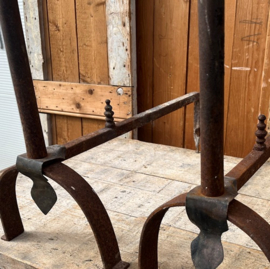 Haardbokken vuurbokken openhaard metaal