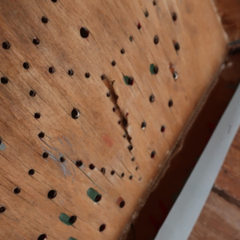 Stoel antiek hout grijs model Luterma
