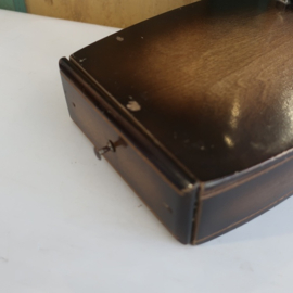 Scheerkist make up kist hout kist VERKOCHT