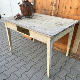 Boerentafel 109 x 77 tafel hout café VERKOCHT