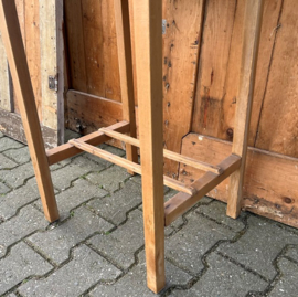 Bijzet tafel bloem planten grenen hout 75,5 cm