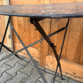 Tuintafel bistrotafel metaal zwart opklapbaar