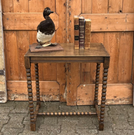 Haltafel side table 1920 bijzettafel origineel