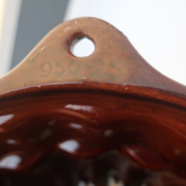 Puddingvorm aardewerk bruin tulband 25 cm