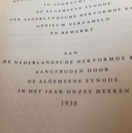 Psalmen gezangen boek 1938 met bidprenten