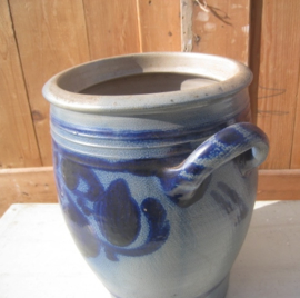 Keulse pot origineel grijs blauw 30 cm VERKOCHT