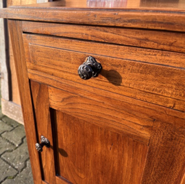 Hal kast nacht kastje hout origineel VERKOCHT
