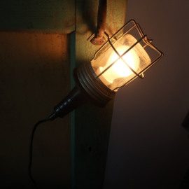 Looplamp kooilamp industrie origineel zwart