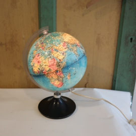 Wereldbol globe origineel Ø 20 cm verlichting