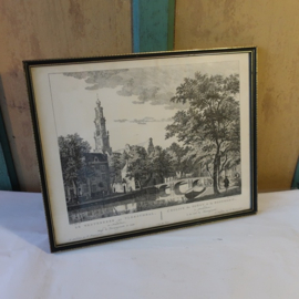 Amsterdam Westerkerk Vleeschhal in lijst