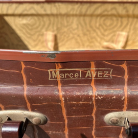 Koffer Marcel Avez Frankrijk bruin VERKOCHT