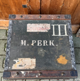 Hutkoffer deken scheeps kist koffer VERKOCHT