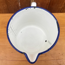 Maatbeker 3 liter emaille wit VERKOCHT