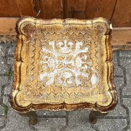 Bijzettafel brons Italiaans Florentijns 3 stuks