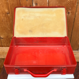 Kist koffer metaal ijzer gereedschap 39 cm
